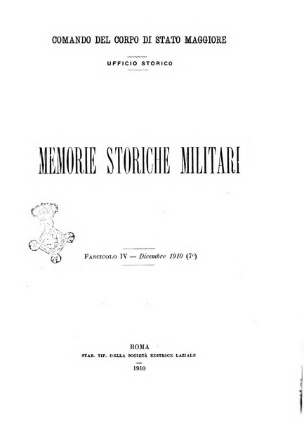 Memorie storiche militari