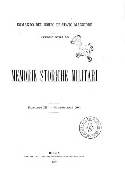 Memorie storiche militari