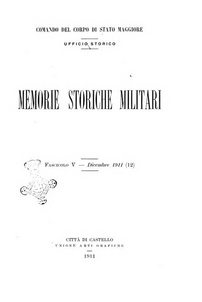 Memorie storiche militari