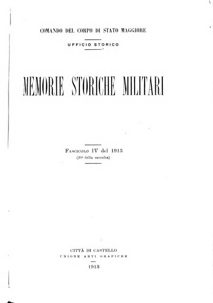 Memorie storiche militari