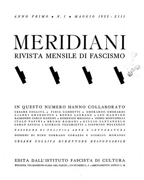 Meridiani rivista mensile di fascismo