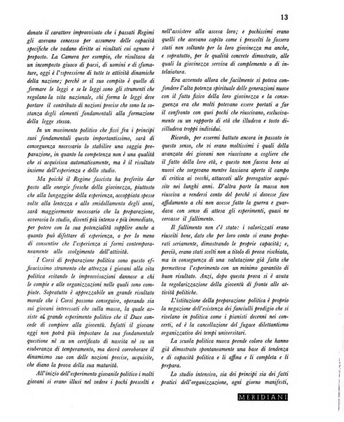 Meridiani rivista mensile di fascismo