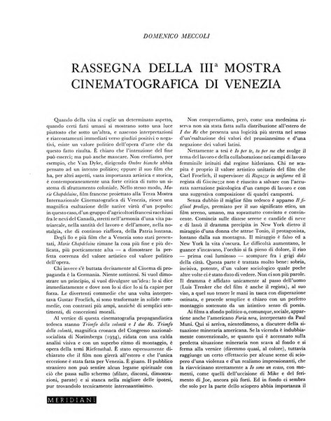 Meridiani rivista mensile di fascismo