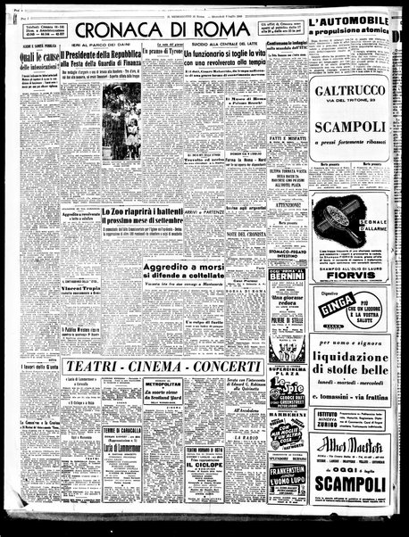 Il messaggero di Roma : il giornale del mattino