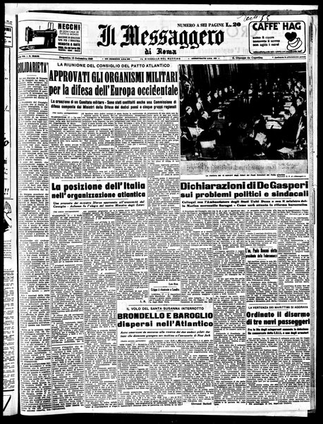 Il messaggero di Roma : il giornale del mattino