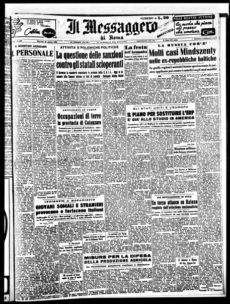 Il messaggero di Roma : il giornale del mattino