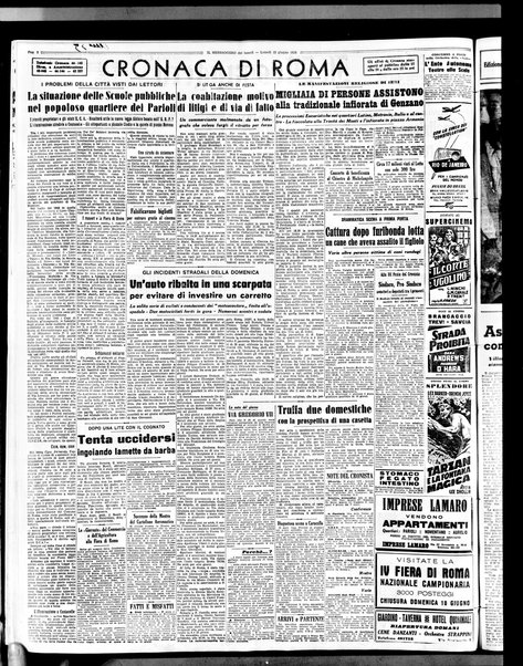 Il messaggero di Roma : il giornale del mattino