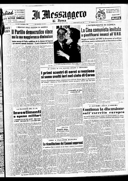Il messaggero di Roma : il giornale del mattino