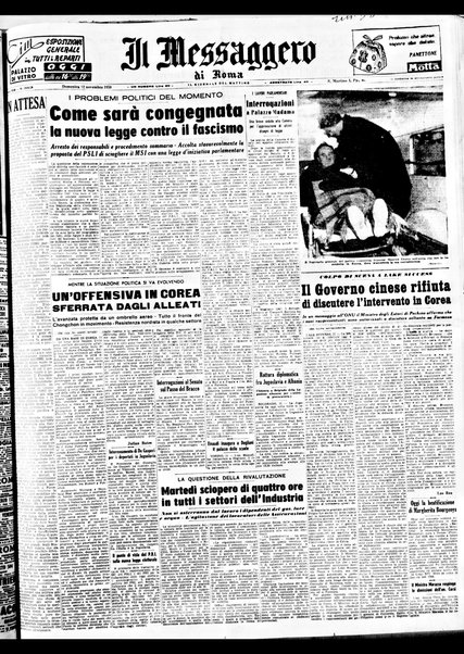 Il messaggero di Roma : il giornale del mattino