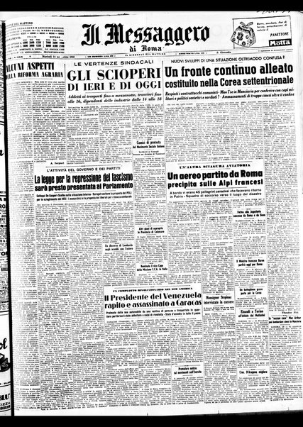 Il messaggero di Roma : il giornale del mattino