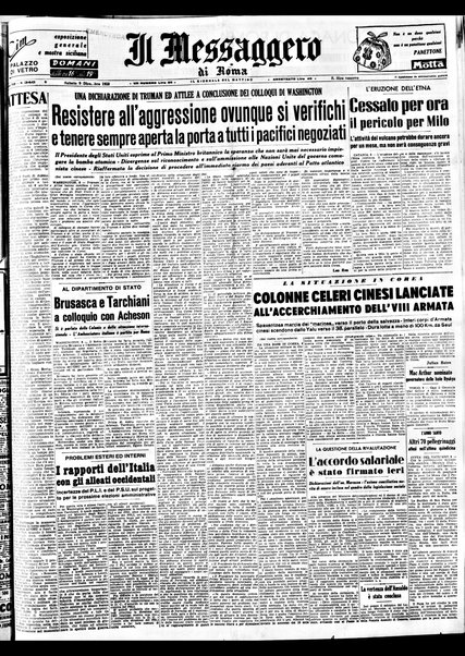 Il messaggero di Roma : il giornale del mattino