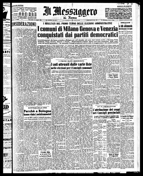 Il messaggero di Roma : il giornale del mattino