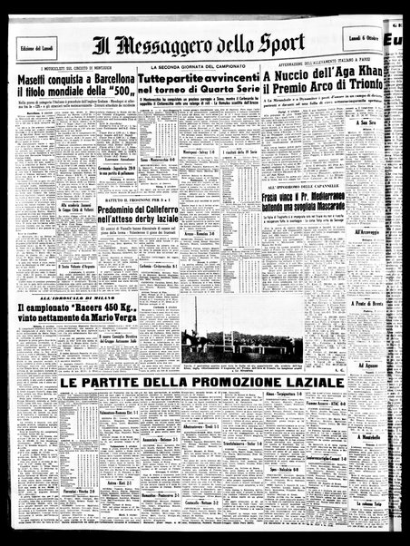 Il messaggero di Roma : il giornale del mattino