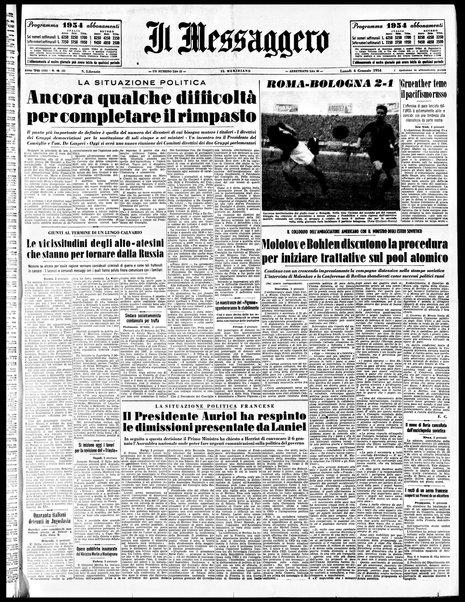 Il messaggero di Roma : il giornale del mattino