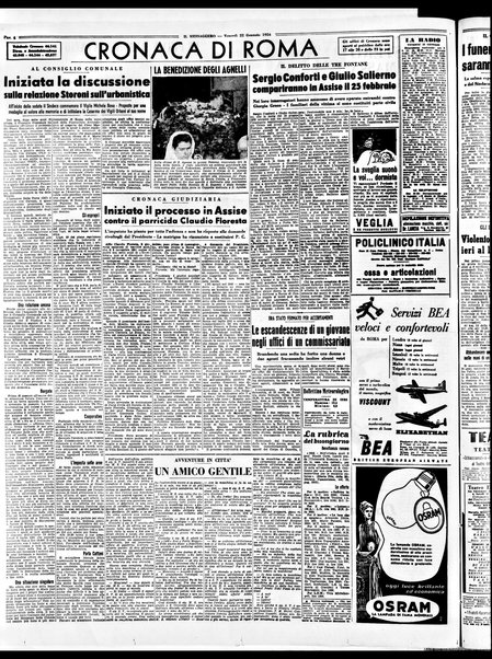 Il messaggero di Roma : il giornale del mattino