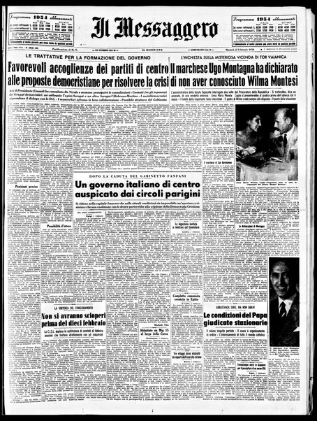 Il messaggero di Roma : il giornale del mattino