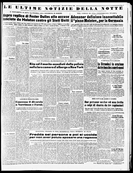 Il messaggero di Roma : il giornale del mattino