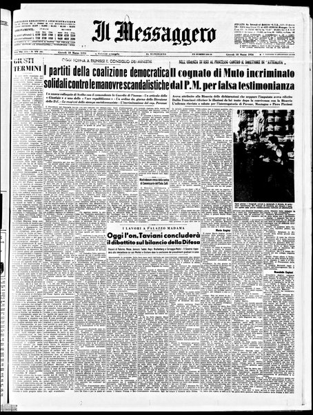 Il messaggero di Roma : il giornale del mattino