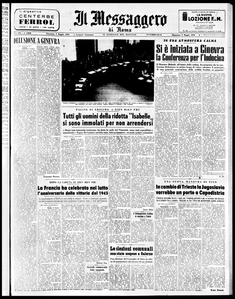 Il messaggero di Roma : il giornale del mattino