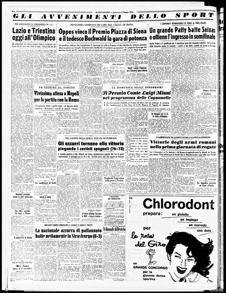 Il messaggero di Roma : il giornale del mattino