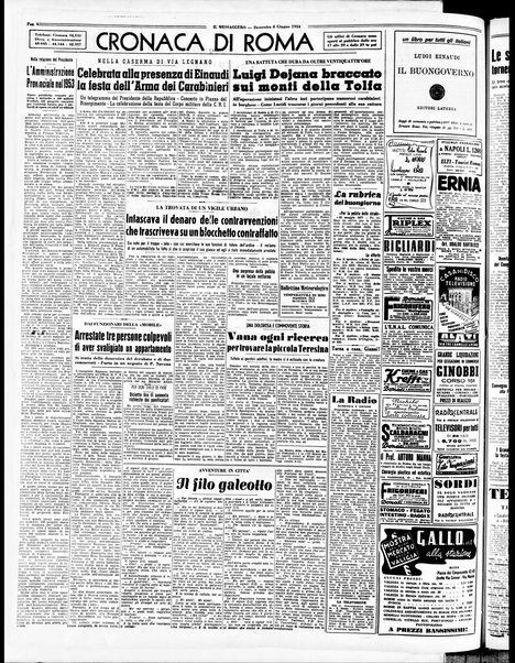 Il messaggero di Roma : il giornale del mattino