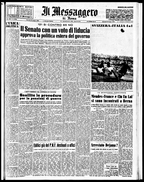 Il messaggero di Roma : il giornale del mattino