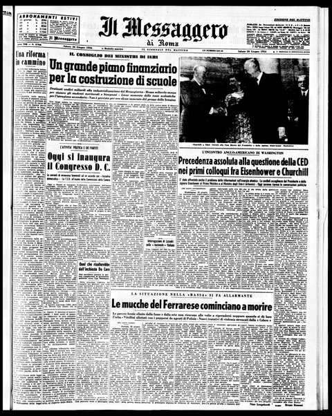 Il messaggero di Roma : il giornale del mattino