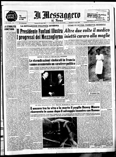 Il messaggero di Roma : il giornale del mattino