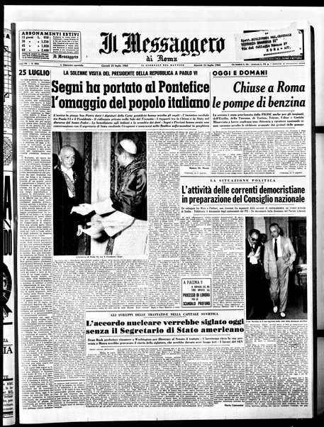 Il messaggero di Roma : il giornale del mattino