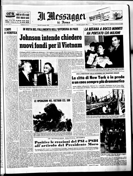 Il messaggero di Roma : il giornale del mattino