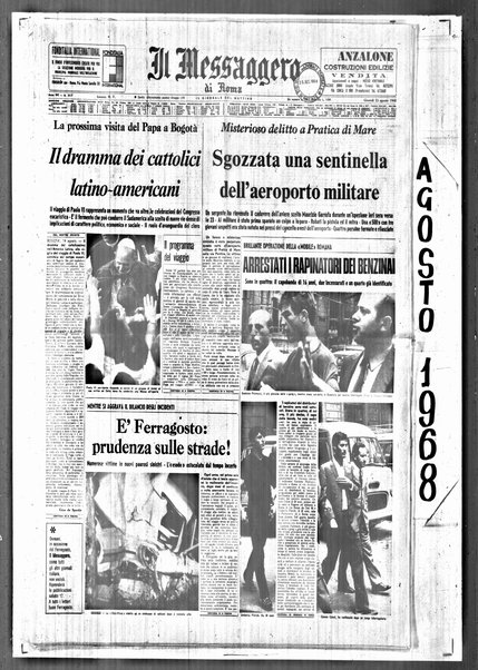 Il messaggero di Roma : il giornale del mattino