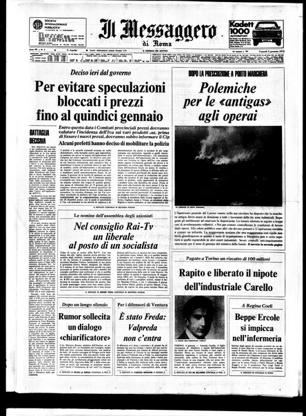 Il messaggero di Roma : il giornale del mattino