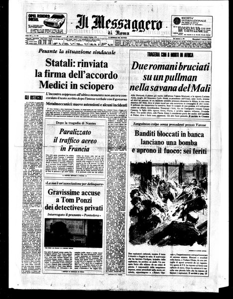 Il messaggero di Roma : il giornale del mattino