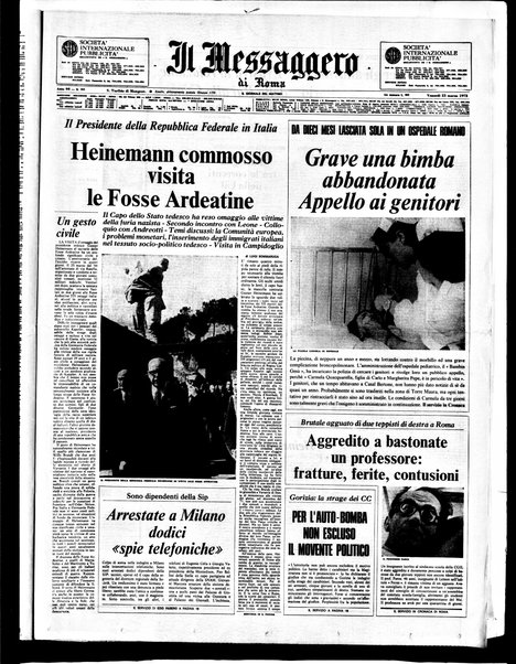 Il messaggero di Roma : il giornale del mattino