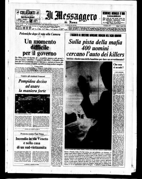 Il messaggero di Roma : il giornale del mattino