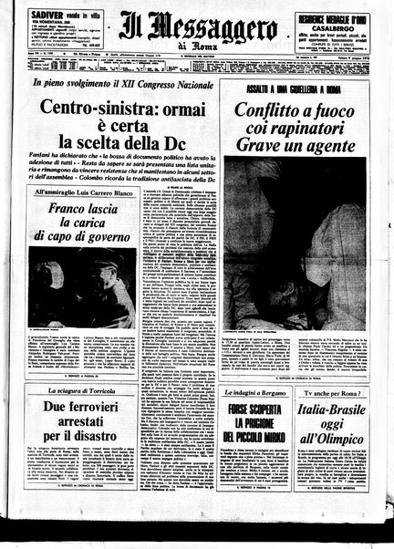 Il messaggero di Roma : il giornale del mattino