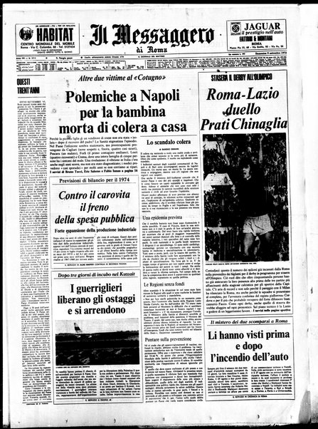 Il messaggero di Roma : il giornale del mattino