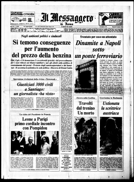 Il messaggero di Roma : il giornale del mattino