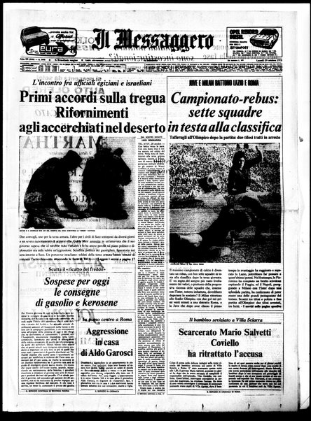 Il messaggero di Roma : il giornale del mattino