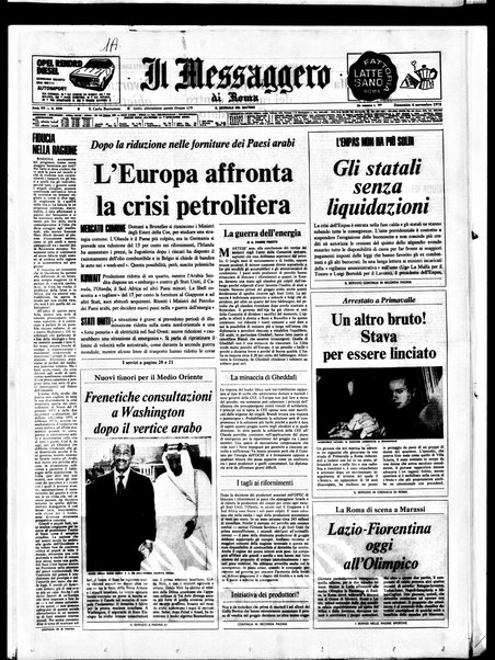 Il messaggero di Roma : il giornale del mattino