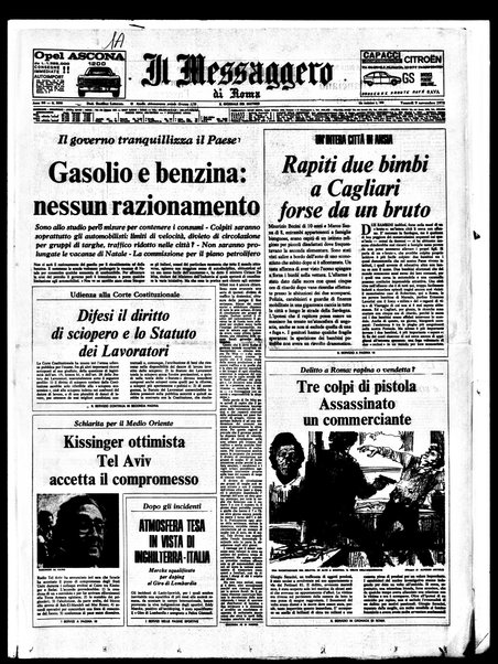 Il messaggero di Roma : il giornale del mattino