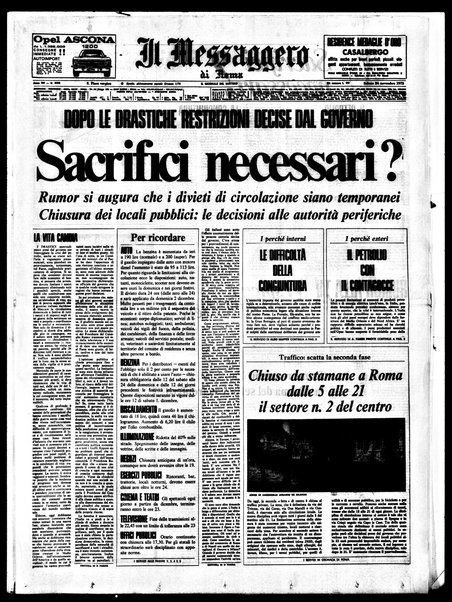 Il messaggero di Roma : il giornale del mattino