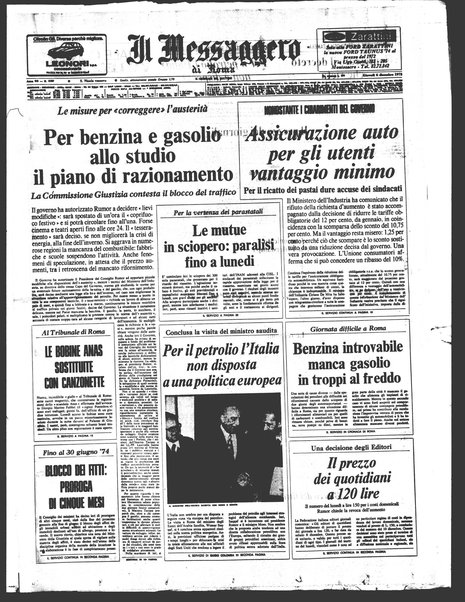 Il messaggero di Roma : il giornale del mattino