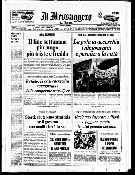 Il messaggero di Roma : il giornale del mattino