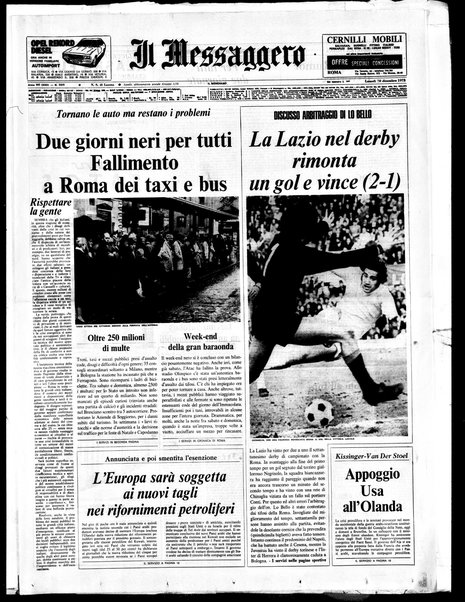 Il messaggero di Roma : il giornale del mattino