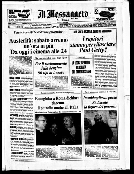 Il messaggero di Roma : il giornale del mattino