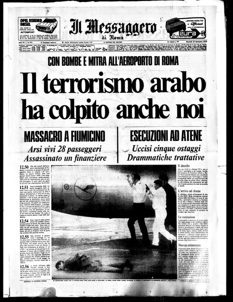 Il messaggero di Roma : il giornale del mattino