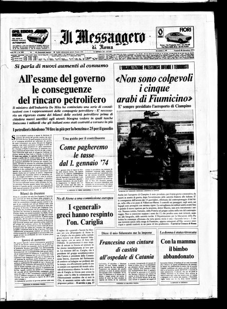 Il messaggero di Roma : il giornale del mattino