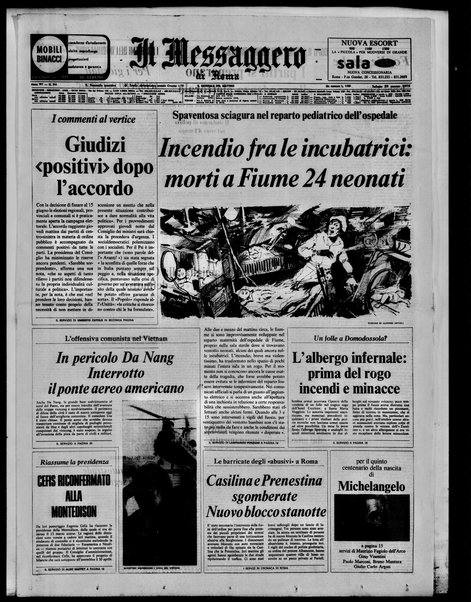 Il messaggero di Roma : il giornale del mattino