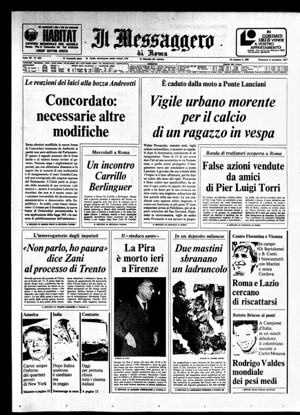 Il messaggero di Roma : il giornale del mattino